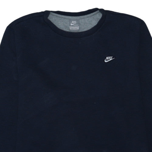 Nike Men's Blue XL Crew Neck Fleece Pullover Sweatshirt