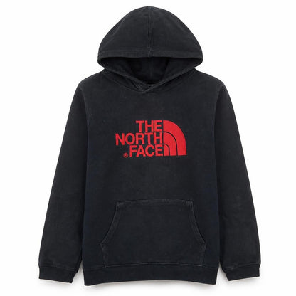 The North Face Boys Black XL Pullover Hoodie 100% Cotton Logo Sweatshirt
