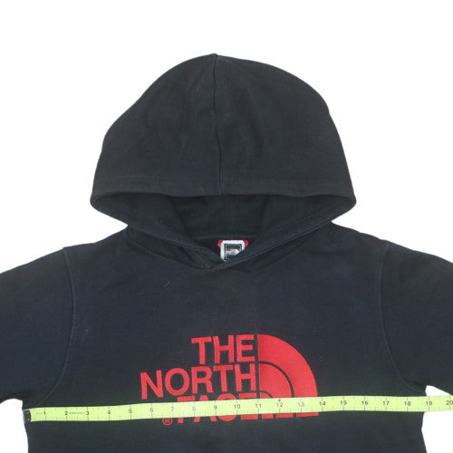 The North Face Boys Black XL Pullover Hoodie 100% Cotton Logo Sweatshirt