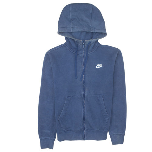 Nike Men’s Blue XS Full Zip Fleece Hoodie Sweatshirt