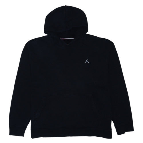 Jordan Unisex Black XXL Pullover Hoodie Fleece Cotton Blend