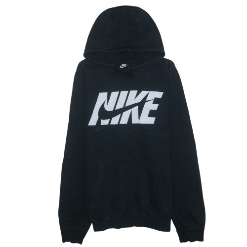 Nike Men's Black Pullover Hoodie S Logo Fleece Sportswear