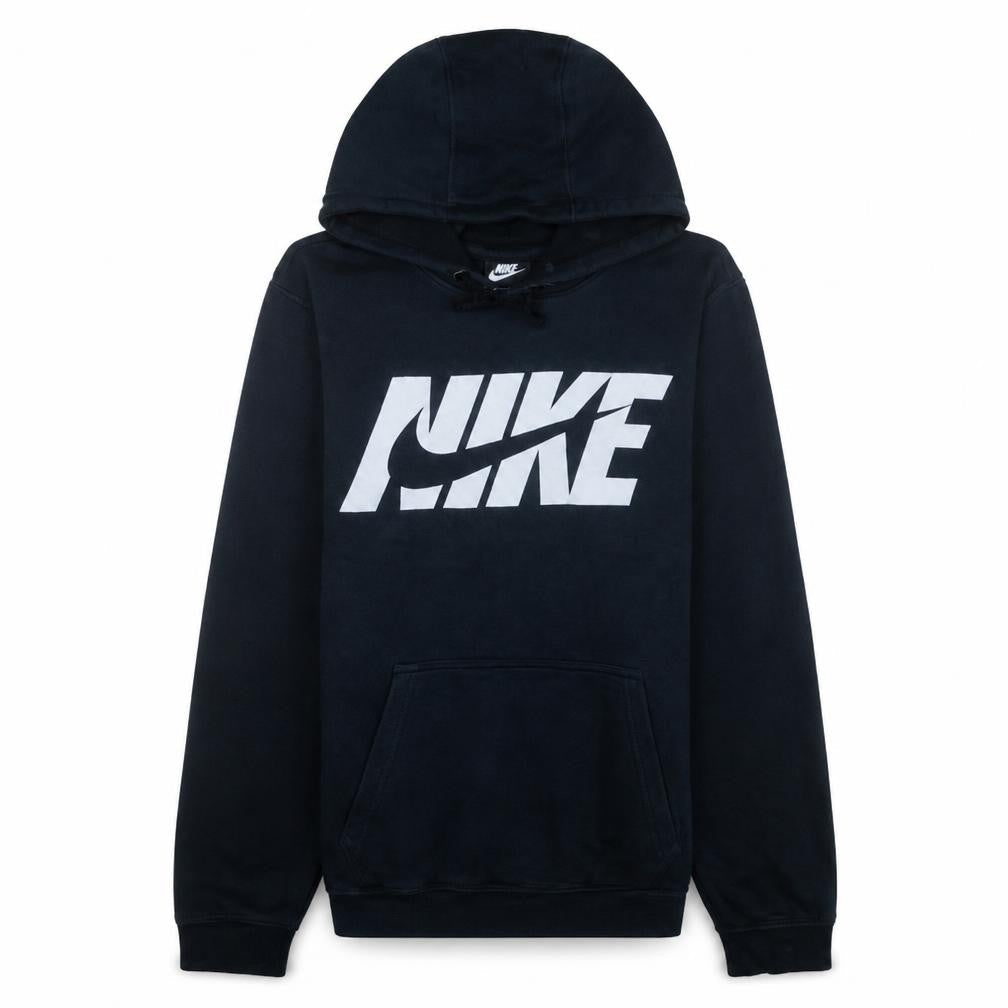 Nike Men's Black Pullover Hoodie S Logo Fleece Sportswear