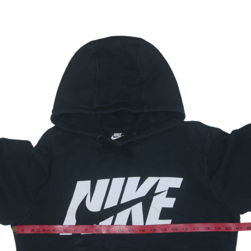 Nike Men's Black Pullover Hoodie S Logo Fleece Sportswear