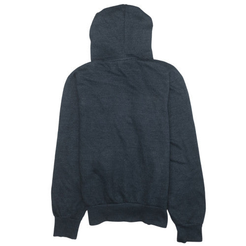 Kickers Men's Grey Pullover Hoodie S Logo Graphic Print
