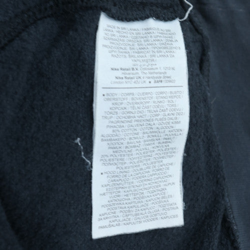 Nike Men's Black XL Full Zip Fleece Hoodie Sweatshirt