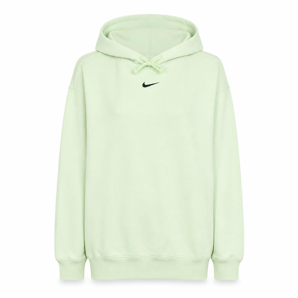 Nike Womens Green Pullover Hoodie Size L Cotton Blend Sweatshirt