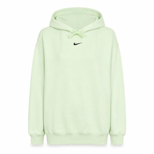 Nike Womens Green Pullover Hoodie Size L Cotton Blend Sweatshirt