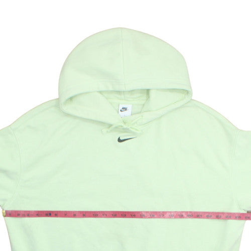 Nike Womens Green Pullover Hoodie Size L Cotton Blend Sweatshirt