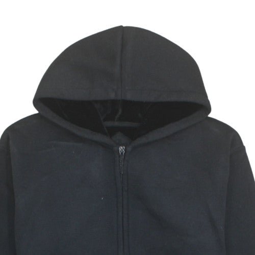 Dickies Womens Black Full Zip Hoodie Medium Fleece Lined Workwear