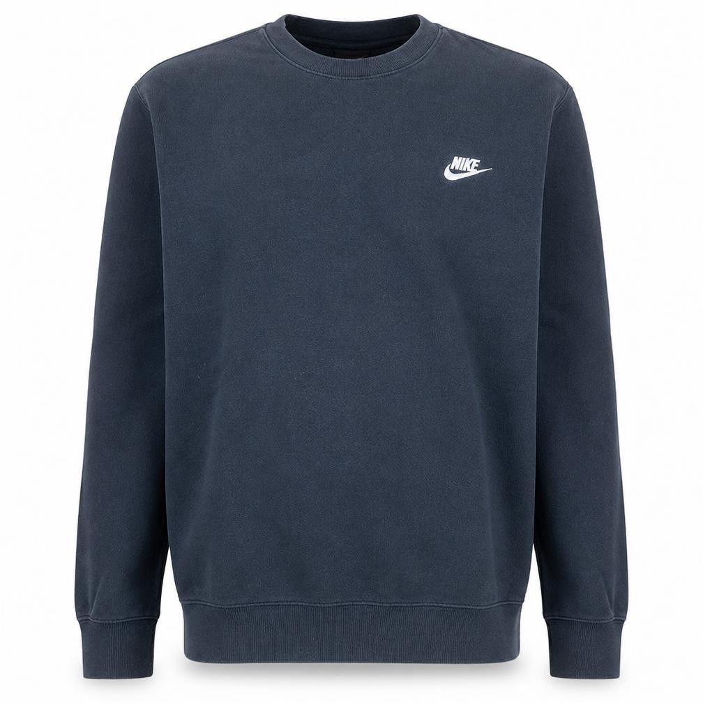 Nike Men's Blue Crew Neck Pullover Sweatshirt Size L Regular Fit