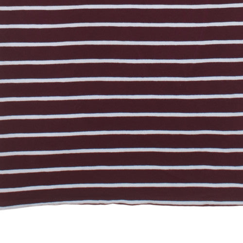 Tommy Hilfiger Men's Red Striped Slim Fit T-Shirt 3XL