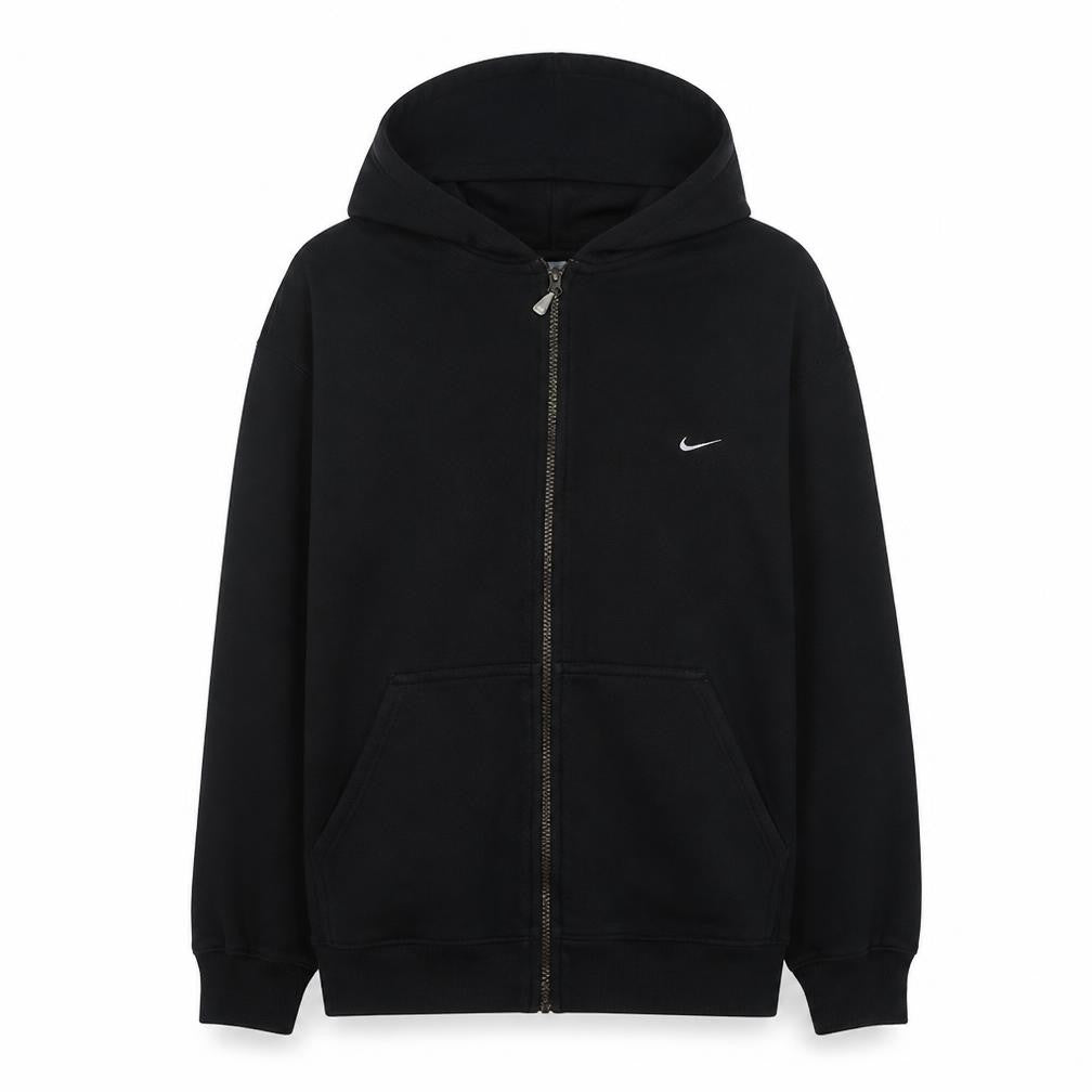 Nike Mens Black XL Full Zip Fleece Hoodie Sweatshirt