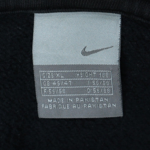 Nike Mens Black XL Full Zip Fleece Hoodie Sweatshirt