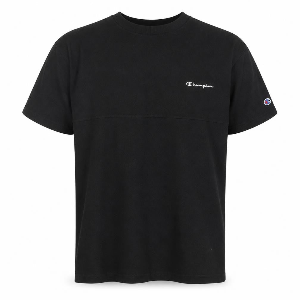 Champion Men's Black 2XL Crew Neck Graphic Print T-Shirt
