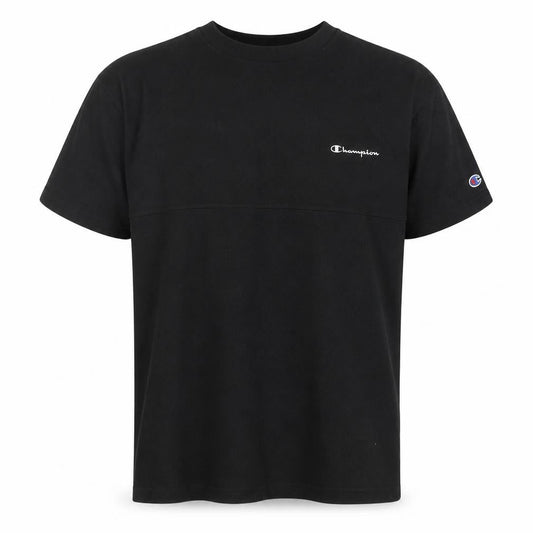 Champion Men's Black 2XL Crew Neck Graphic Print T-Shirt