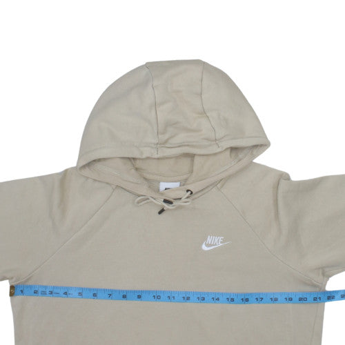 Nike Women’s Beige Pullover Hoodie Medium Cotton Blend Casual