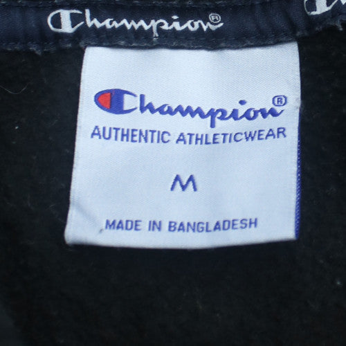 Champion Men's Black Medium Crew Neck Pullover Sweatshirt