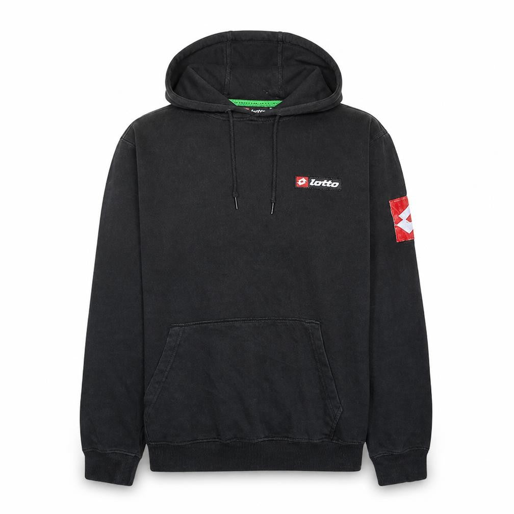 Lotto Mens Black XXL Pullover Hoodie Fleece Sportswear