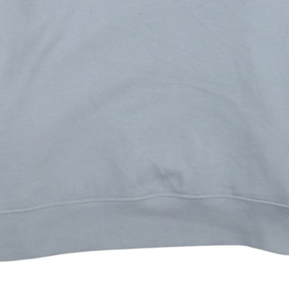 Gap Women White Original Logo Sweatshirt Medium Cotton Blend