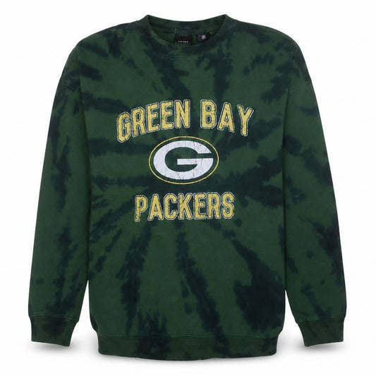 Factorie Men's Green Packers Logo Pullover Sweatshirt XS