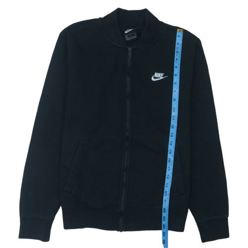 Nike Men's Black Full Zip Sweatshirt S Regular Fit Fleece