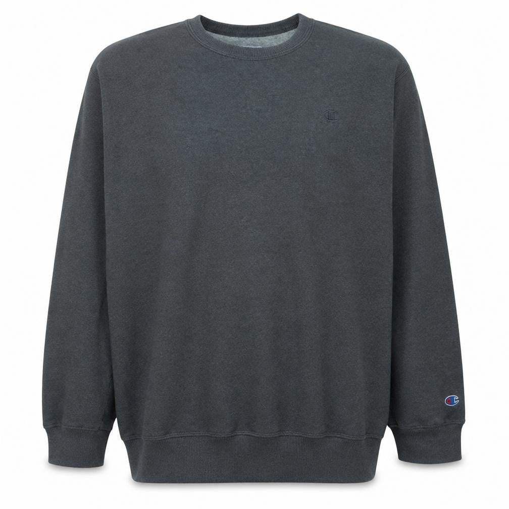 Champion Men's Black 3XLT Pullover Sweatshirt Crew Neck Fleece