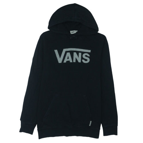 Vans Mens Black Pullover Hoodie L Regular Fit Fleece Skate Style