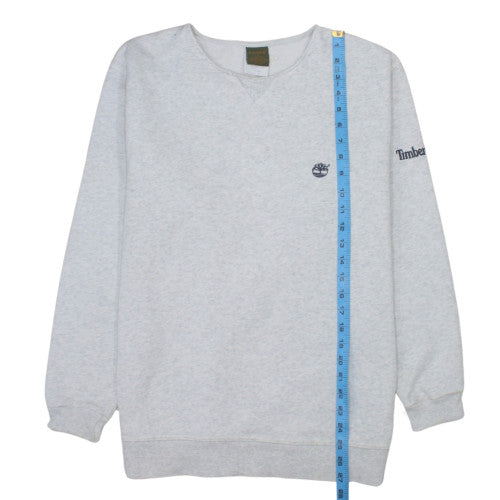 Timberland Mens Grey Crew Neck Pullover Sweatshirt Size S