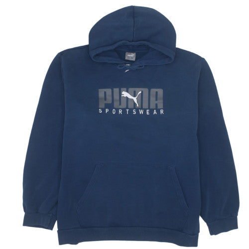 Puma Mens Blue 3XL Pullover Hoodie Sweatshirt Sportswear