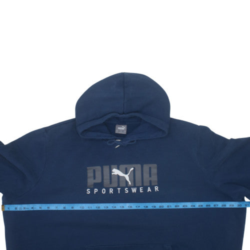 Puma Mens Blue 3XL Pullover Hoodie Sweatshirt Sportswear