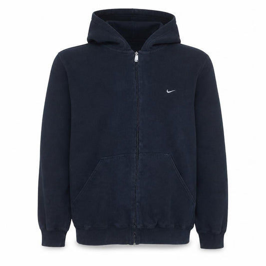 Nike Men’s Blue Full Zip Fleece Hoodie L Regular Fit