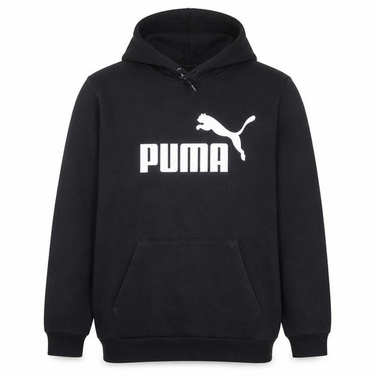 Puma Men's Black XL Pullover Hoodie Fleece Sweatshirt