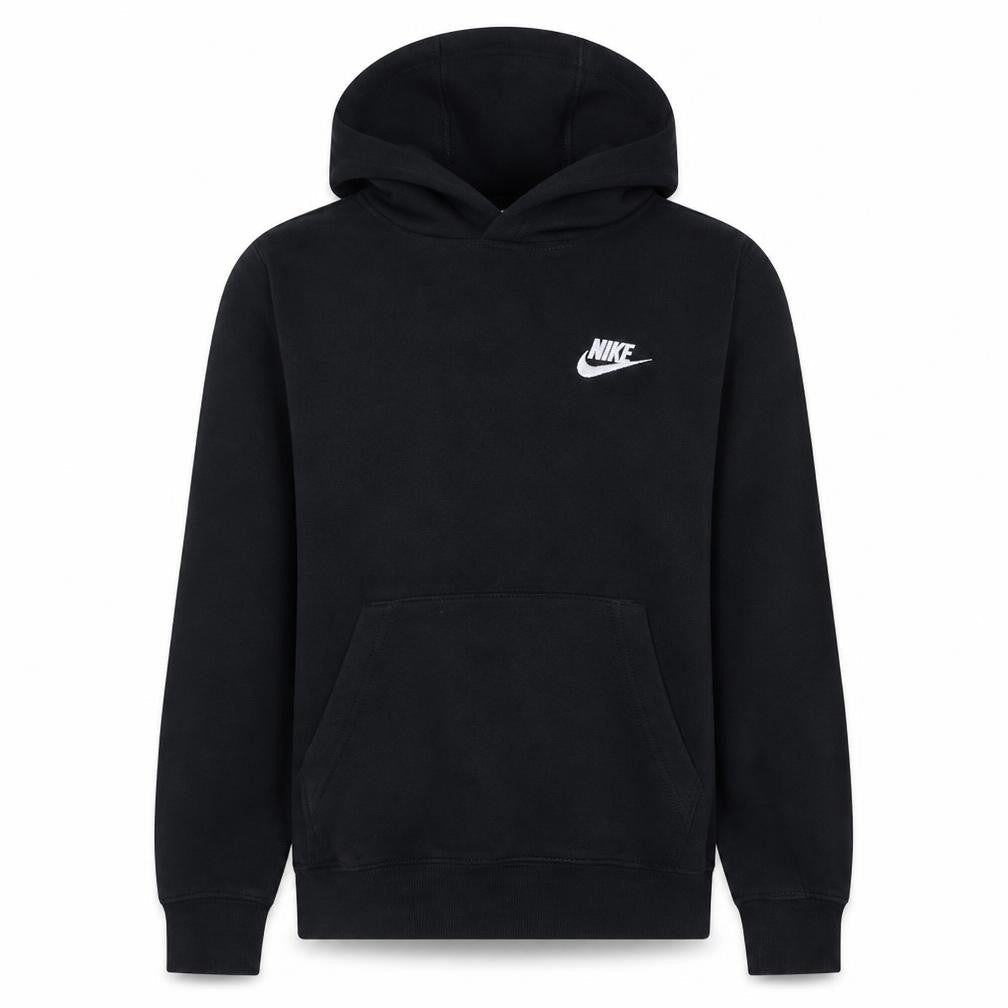 Nike Men's Black Pullover Hoodie Size S Fleece Logo Sportswear