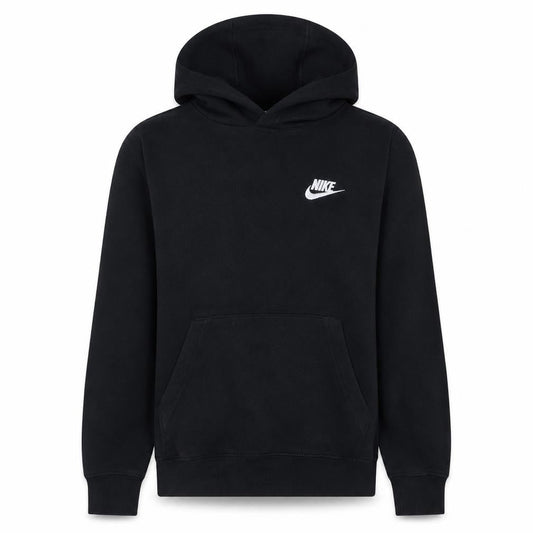 Nike Men's Black Pullover Hoodie Size S Fleece Logo Sportswear