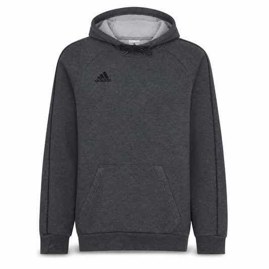 Adidas Men's Grey Pullover Hoodie Small Regular Fit Fleece