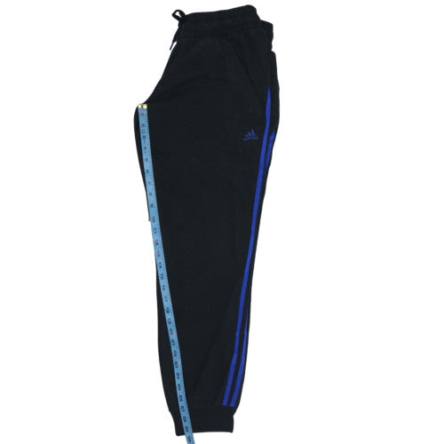 Adidas Women Black Jogger Trousers Size 12-14 Fleece Comfortable Sportswear