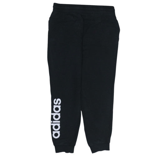 Adidas Womens Black Jogger Trousers M Cotton Blend Sportswear