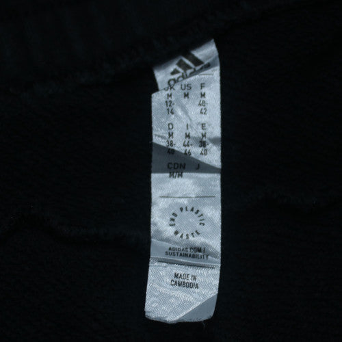 Adidas Womens Black Jogger Trousers M Cotton Blend Sportswear