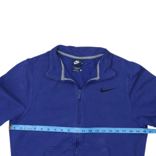Nike Men's Blue Full Zip Fleece Sweatshirt L