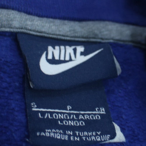 Nike Men's Blue Full Zip Fleece Sweatshirt L