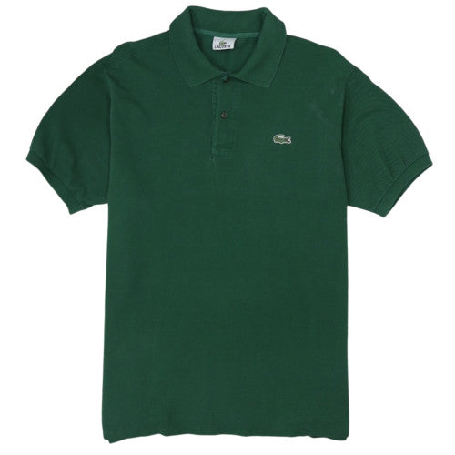 Lacoste Men's Green Cotton Short Sleeve Polo Shirt Size L
