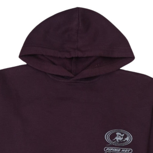 Piping Hot Women's Purple Pullover Hoodie Size 16 Graphic Print