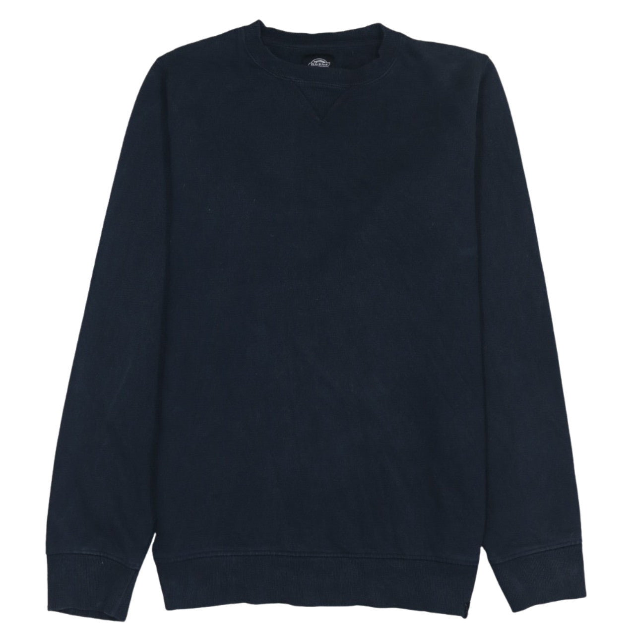 Dickies Men's Blue Crew Neck Cotton Pullover Sweatshirt Medium