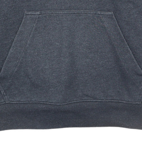 G-Star RAW Men's Grey Pullover Hoodie M Long Sleeve Logo Casual