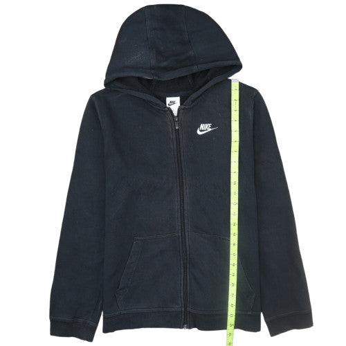 Nike Boys Black Full Zip Hoodie XL 158-170cm - Hooded Sweatshirt
