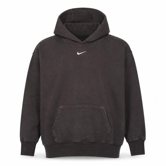Nike Men's Brown Pullover Hoodie L Fleece Regular Fit Logo Sportswear