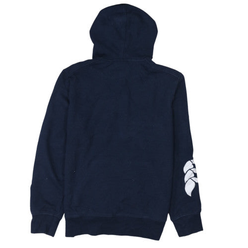 Canterbury Men's Blue Pullover Hoodie L Rugby Sports Fleece