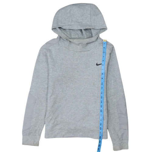 Nike Womens Grey XS Pullover Hoodie Sweatshirt Classic Fit