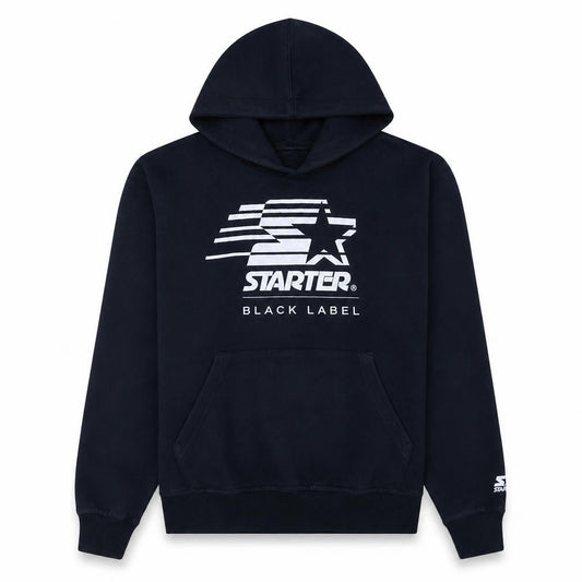 Starter Black Label Men's Blue Pullover Hoodie Size M